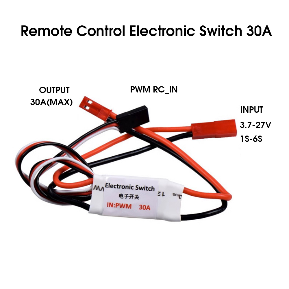 30A-37V-27V-1S-6S-elektronisches-Schaltmodul-mit-LED-Licht-fuumlr-FPV-RC-Flugzeug-2002675-1